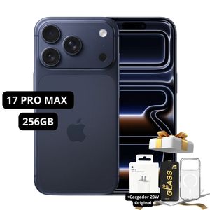 Iphone 17 Pro Max Esim 256GB Deep Blue + Cargador Original + Mica y Case de Regalo