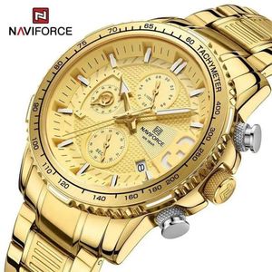 RELOJ NAVIFORCE NF8017 DORADO