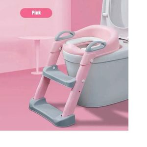 Asiento de Entrenamiento Ajustable para Inodoro Rosado