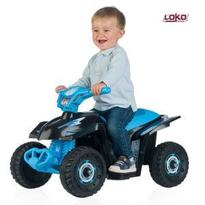 Cuatrimoto a Bateria Loko Toys 99033-B Celeste
