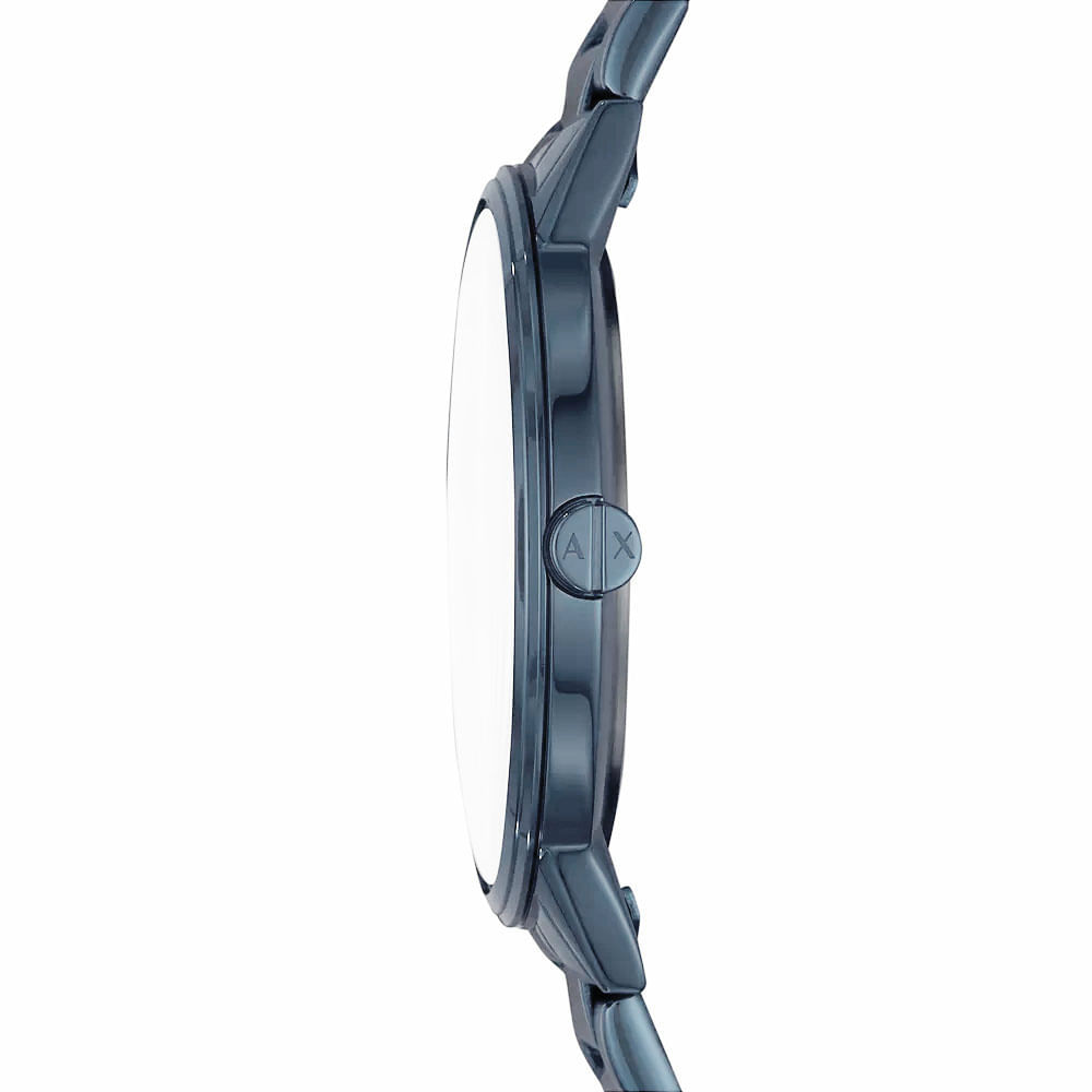 Reloj Armani Exchange Cayde AX2702 Acero Inoxidable Azul Dial Gris ...