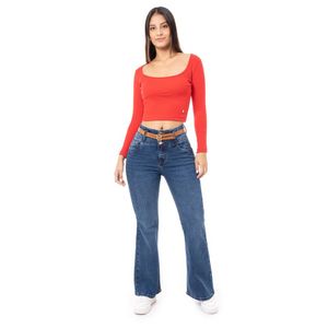 Pantalón Jean Denim Stretch Pionier Mujer Alizah