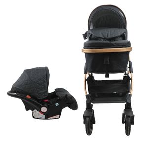 Coche Para Bebé Travel System Baby Cam Galaxy Negro