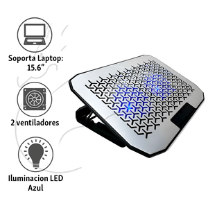 Cooler Para Laptop Aluminio Cybercool Ha-80
