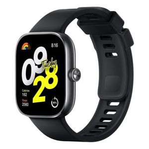 Reloj inteligente Redmi Watch 4 en negro obsidiana - Seguimiento de salud y notificaciones al insta