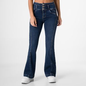 Pantalón Jean Denim Stretch Squeeze Mujer Holsi