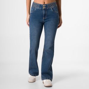 Pantalón Jean Denim Stretch Squeeze Mujer Fidy