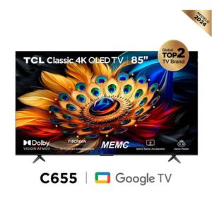 Televisor Smart Tv Qled 4K UHD TCL 85C655 85"