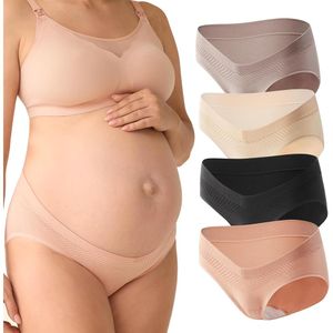 Momcozy ropa interior de maternidad bajo vientre (pack de 4und) | XXL - Multicolor