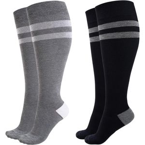 Momcozy medias de compresión, soporte hasta la rodilla(Pack 2und) | XL