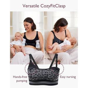 Momcozy brasier sin aros y con copas fijas