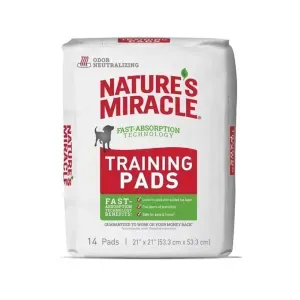 Nature’s Miracle Pañal de piso Entrenamiento Perros 14und