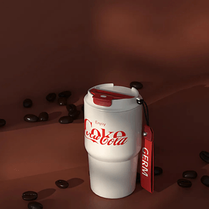 Vaso Mug Coca Cola x GERM 590ml / 20 Oz Rojo Beige