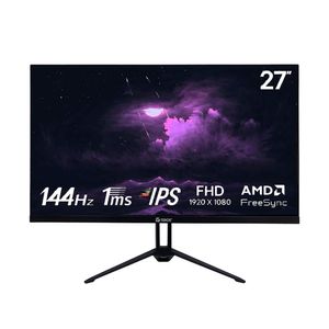 Monitor TEROS TE-2714S 27" FHD IPS 144Hz 1ms HDMI DP AUDIO OUT PARLANTES Negro