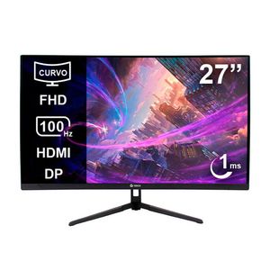 Monitor Curvo TEROS TE-2732S 27" FHD VA 100Hz 1ms HDMI DP Negro