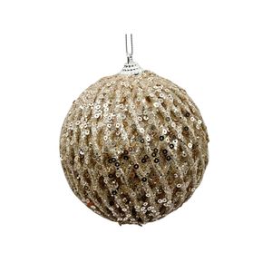 Bola Malla Champagne 10 cm