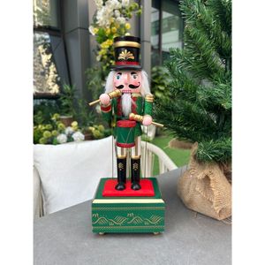 Cascanueces Musical Verde 31 cm