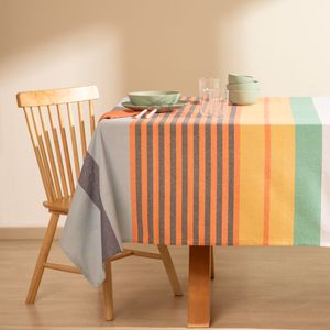 Mantel Algodón Tejido a Cuadros