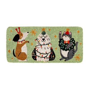 Limpiapiés con Estampado Navideño