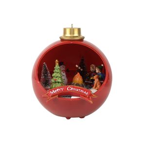 NAVIDAD Adorno esfera merry christmasde poliresina