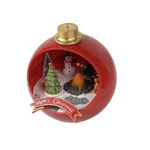 NAVIDAD Adorno esfera merry christmasde poliresina