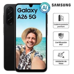Celular Samsung Galaxy A26 5G 256GB ROM 8GB RAM- Dual SIM Negro