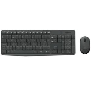Teclado con Mouse Inalámbrico Logitech Mk235