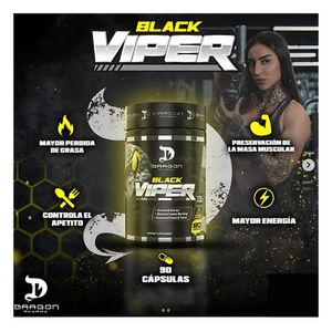 Black Viper 90 capsulas - Dragon Pharma