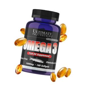 Omega 3 Ultimate Nutrition 180 Capsulas - Fish Oil