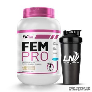 Proteína Fem Pro 1.1 kg Vainilla + Shaker