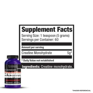 Omega 3 Ultimate Nutrition 180 capsulas + Creatina ultimate 300 g + Shaker + Straps