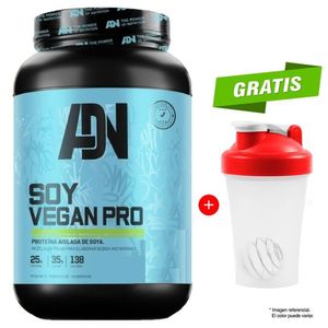 Proteína ADN Nutrition Soy Vegan 1.5 kg  Vainilla + Shaker