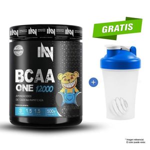 BCAA'S ONE 12000 500 GR INN AMINOÁCIDOS FRUIT PUNCH + SHAKER