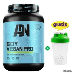 Proteína ADN Nutrition Soy Vegan 1.5 kg Vainilla + Shaker