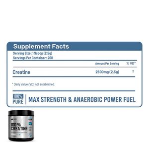 Creatina Universe Nutrition 500 g + Straps