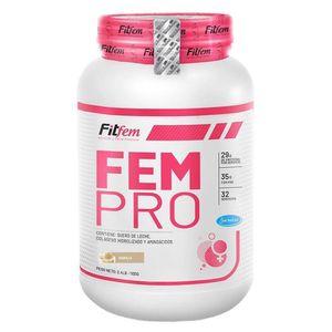 FEM PRO 1.1 KG PROTEÍNA FITFEM VAINILLA + REGALO