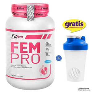 FEM PRO 1.1 KG PROTEÍNA FITFEM VAINILLA + REGALO