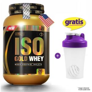 Proteína Level Pro Iso Gold Whey 1.1 kg Chocolate + Shaker