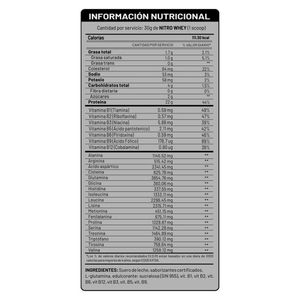 PROTEÍNA NITRO WHEY CAJA 10 SACHETS UNIVERSE NUTRITION COOKIES