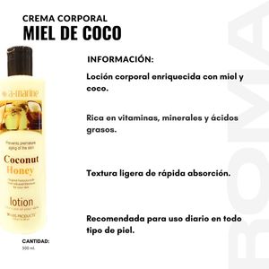 CREMA CORPORAL MIEL DE COCO 500ML