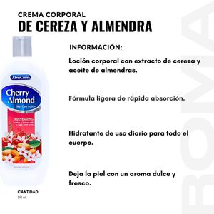 CREMA CORPORAL DE CEREZA Y ALMENDRA 591ML XTRACARE