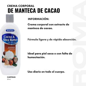 PACK 3 CREMA CORPORAL DE MANTECA DE CACAO 591ML XTRACARE
