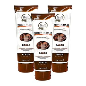 PACK 3 EXFOLIANTE CORPORAL DE CACAO 400G NEVADA