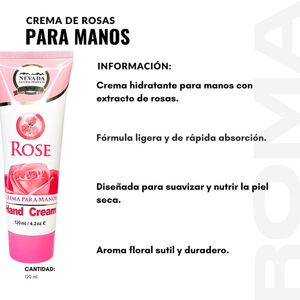 PACK 2 CREMA DE ROSAS PARA MANOS 120ML NEVADA