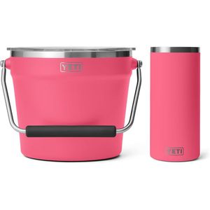 YETI Rambler Cooler Tipo Cubeta y Forro de Vino | Rosado