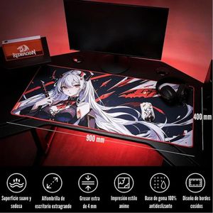 Mousepad Redragon AK L P047 Anime Tamaño: 900 x 400 x 3 mm