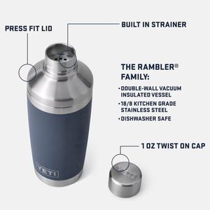 YETI Rambler Coctelera de 20 oz | Rosa Bebé