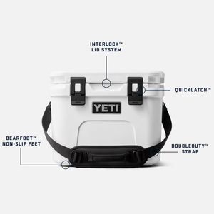 YETI Roadie 15 Cooler Duro Con Correa De Hombro | Rosa Bebé