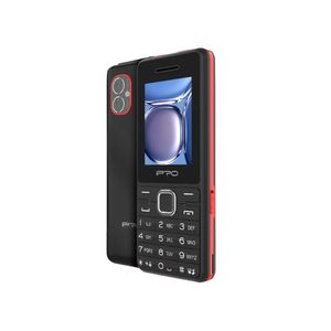 Celular iPro A33 2G Negro y Rojo, Doble SIM, Diseño Compacto y Elegante para Conectividad Ágil