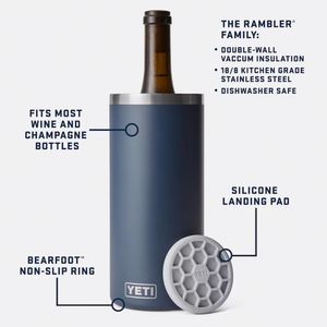 YETI Rambler Cooler forro de vino | Verde Limón